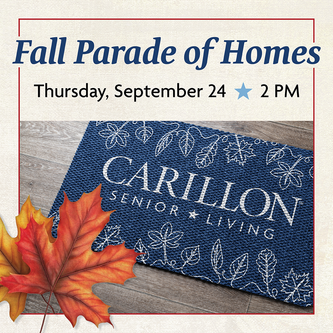 Fall Parade of Homes. Thursday, September 24, 2 PM